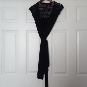 Banana Rebpublic True Wrap Dress